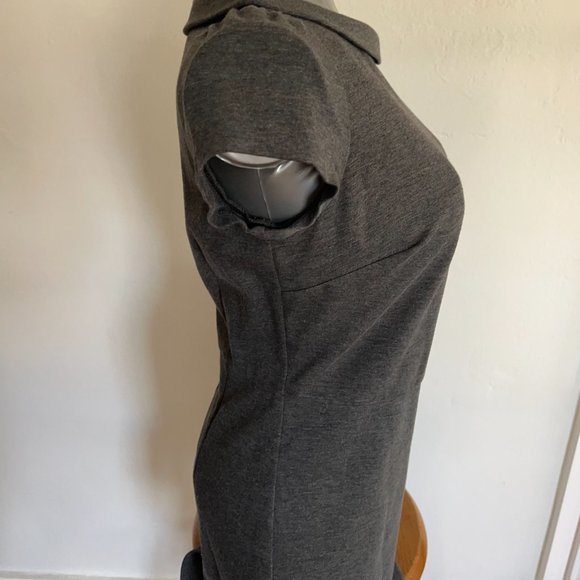 BODEN Pretty Short-Sleeve Dress. Grey. Size 4 - Picture 7 of 10